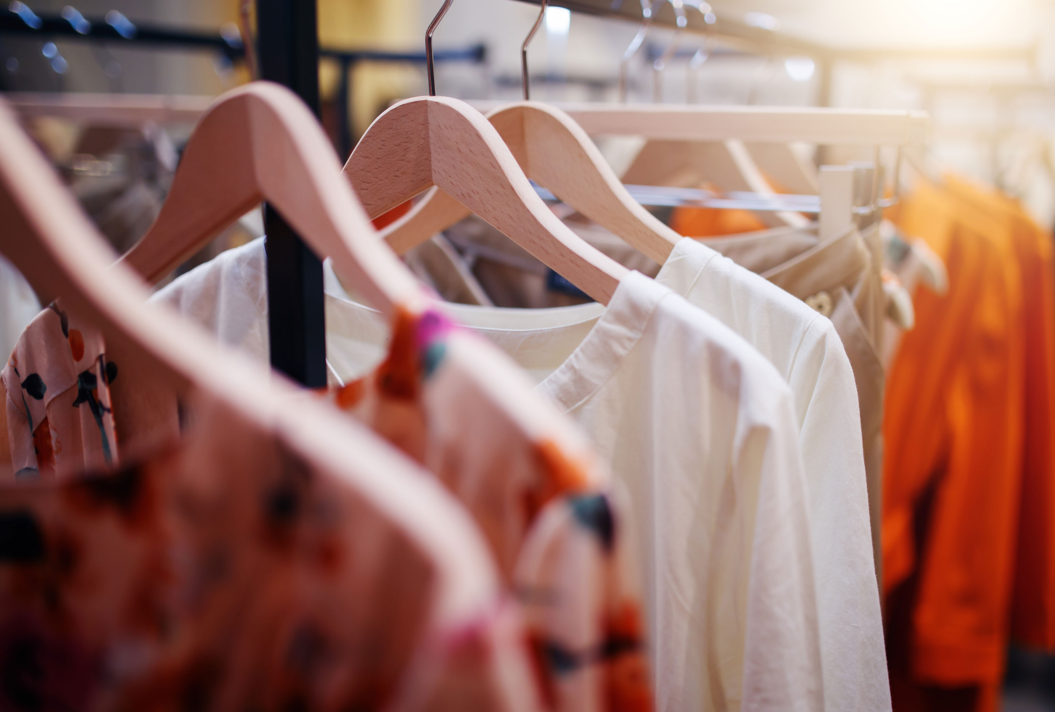 Clothing on hanger thumbnail